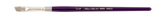 Silver Silk 88® Silver Synthetic Angle Paintbrush | Short Handle | 8806S